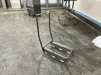 Roestvrijstalen transporttrolley - afbeelding 2 van  4