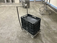 Roestvrijstalen transporttrolley - afbeelding 4 van  4