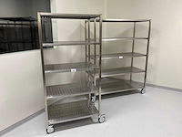 Roestvrijstalen trolley - afbeelding 1 van  3