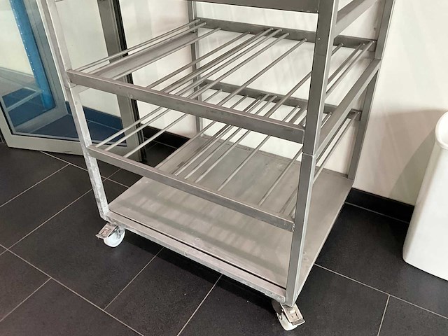 Roestvrijstalen trolley - afbeelding 3 van  4