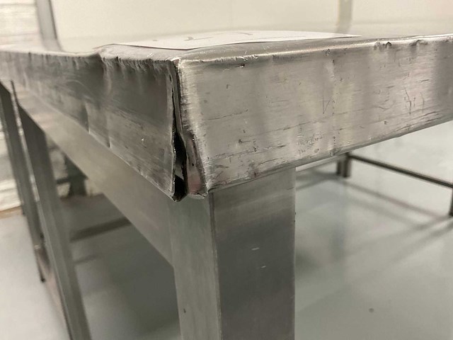 Roestvrijstalen werktafel (3x) - afbeelding 4 van  5