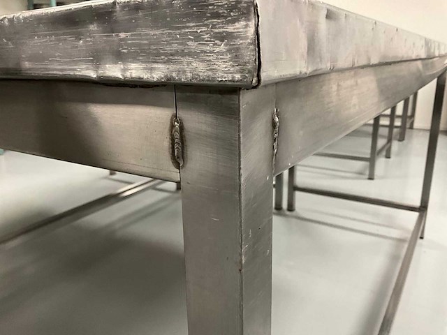 Roestvrijstalen werktafel (3x) - afbeelding 4 van  5