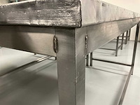 Roestvrijstalen werktafel (3x) - afbeelding 4 van  5