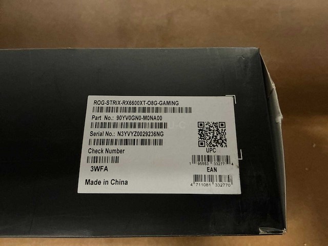 Rog amd rx 6600 xt videokaart - afbeelding 5 van  5