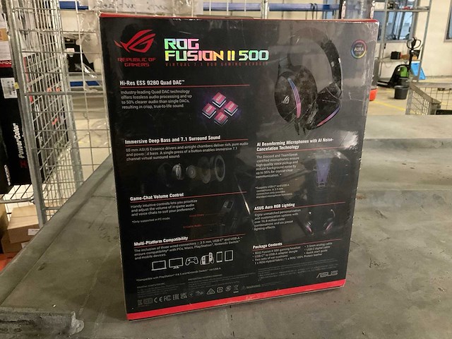 Rog fusion ii 500 koptelefoon - afbeelding 3 van  4