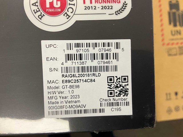 Rog rapture gt-be98 gaming router - afbeelding 4 van  4