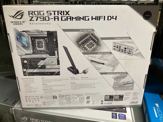Rog z790-a gaming wifi d4 moederbord - afbeelding 2 van  2