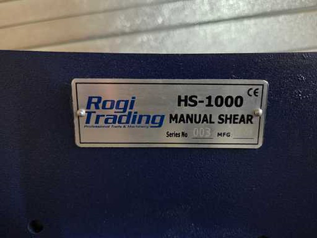 Rogi - - hs-1000 - plaatschaar - afbeelding 6 van  9