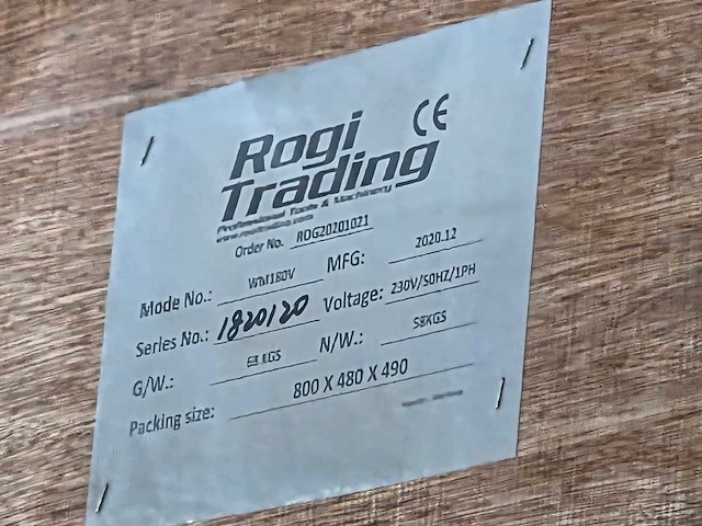 Rogi - 2020 - wm180v - koolborstelvrije vario draaibank - afbeelding 26 van  26