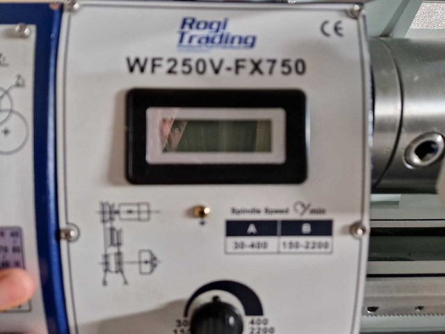 Rogi - 2021 - wf250v-fx750 - inverter draaibank - afbeelding 30 van  32