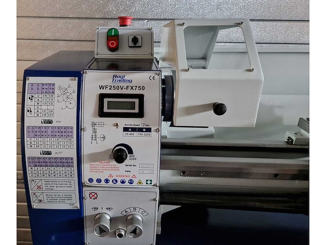 Rogi - 2021 - wf250v-fx750 - inverter draaibank - afbeelding 6 van  32