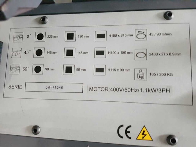 Rogi - 2025 - cy270n - bandzaagmachine - afbeelding 10 van  11