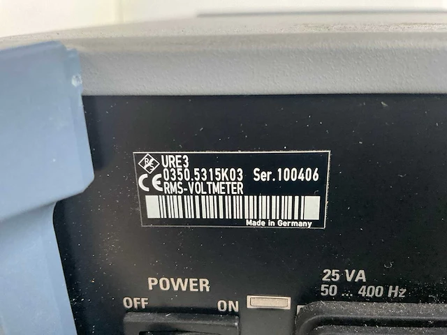 Rohde & schwarz rms piek voltmeter (2x) - afbeelding 4 van  5