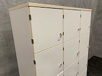 Rohde&grahl - 15 deurs lockerkast met sleutels - afbeelding 9 van  11