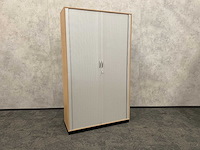 Rohde&grahl - hoge houten roldeurkast met sleutel - afbeelding 7 van  12