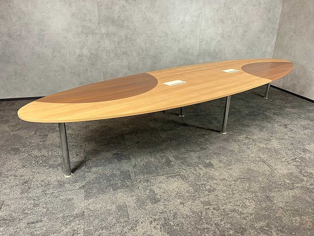 Rohde&grahl - ovale vergadertafel 480x145 - afbeelding 1 van  7