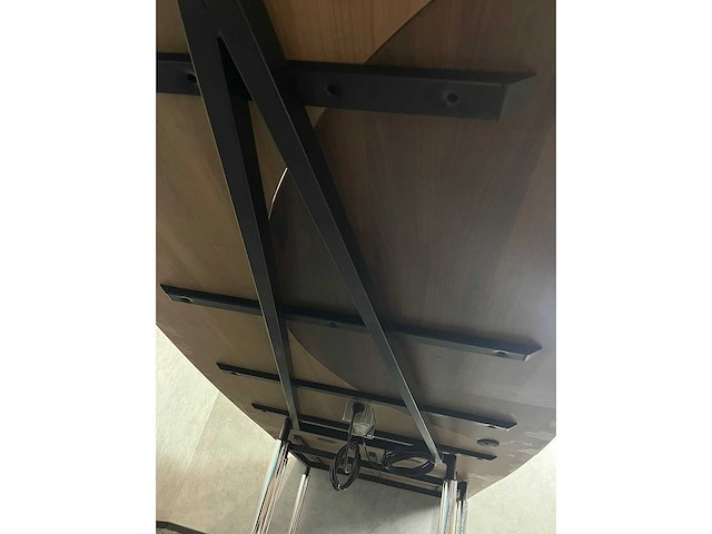 Rohde&grahl - ovale vergadertafel met wandkant 400x140 - afbeelding 2 van  10