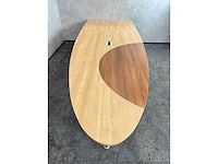Rohde&grahl - ovale vergadertafel met wandkant 400x140 - afbeelding 4 van  10