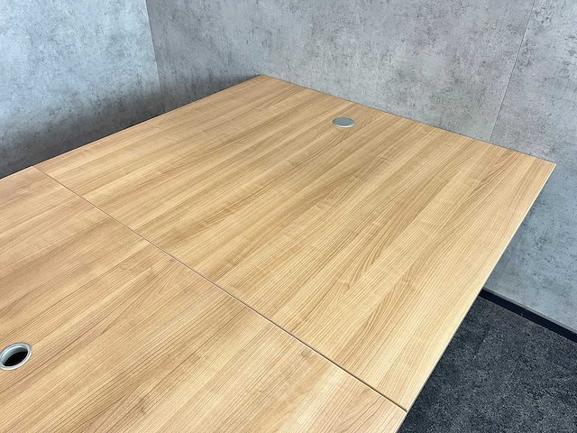 Rohde&grahl - ovale vergadertafel met wandkant 400x140 - afbeelding 5 van  10