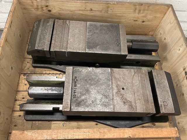 Röhm 744-05 machineklem (2x) - afbeelding 1 van  5