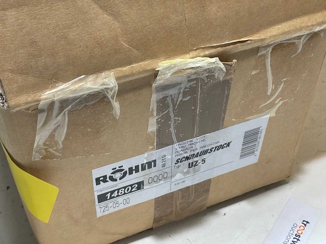 Rohm type 725 uz-5 machineklem 200x300mm zelfcentrerend - afbeelding 6 van  7