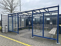 Rokershok - overkapping 5x4x2,5m - afbeelding 2 van  8