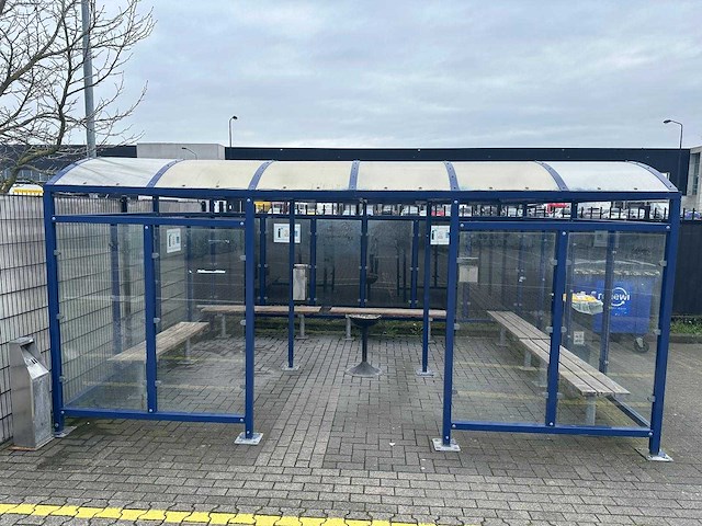 Rokershok - overkapping 5x4x2,5m - afbeelding 3 van  8