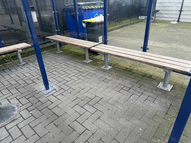 Rokershok - overkapping 5x4x2,5m - afbeelding 3 van  5