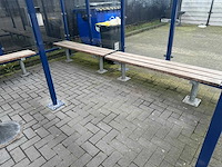 Rokershok - overkapping 5x4x2,5m - afbeelding 3 van  5