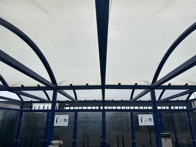 Rokershok - overkapping 5x4x2,5m - afbeelding 4 van  5