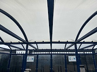 Rokershok - overkapping 5x4x2,5m - afbeelding 4 van  5