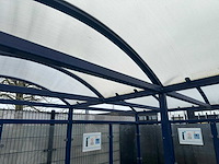 Rokershok - overkapping 5x4x2,5m - afbeelding 5 van  5