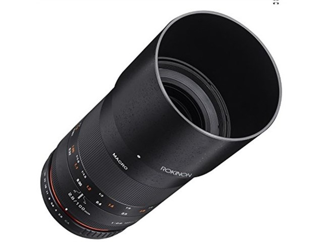 Rokinon 100 mm f2.8 ed umc full-frame telelens macrolens - afbeelding 1 van  1