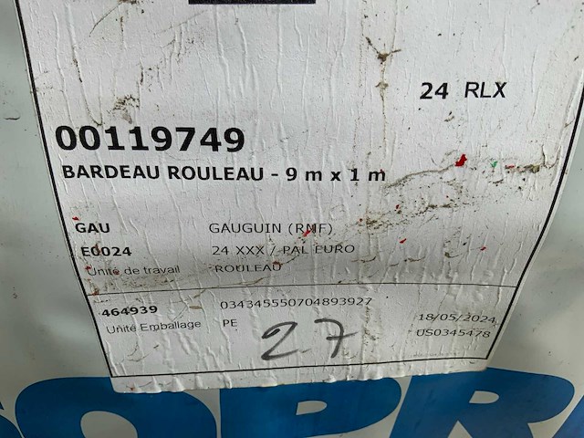 Rol dakleer met leislag 9m2 per rol (20x) - afbeelding 3 van  11