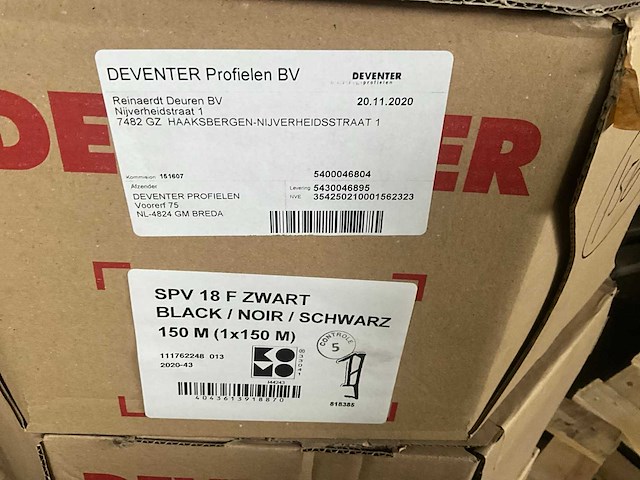 Rol deurafdichtings rubber (19x) - afbeelding 8 van  8