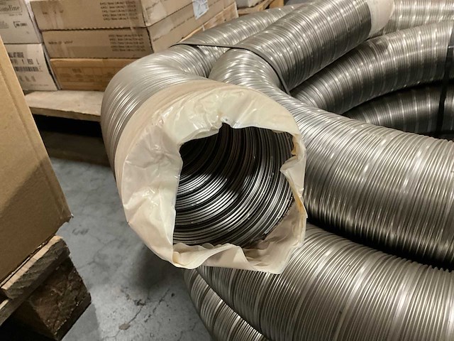 Rol flexibele roestvrijstalen rookgasafvoerbuis 125mm (4x) - afbeelding 2 van  3