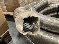Rol flexibele roestvrijstalen rookgasafvoerbuis 125mm (4x) - afbeelding 2 van  3