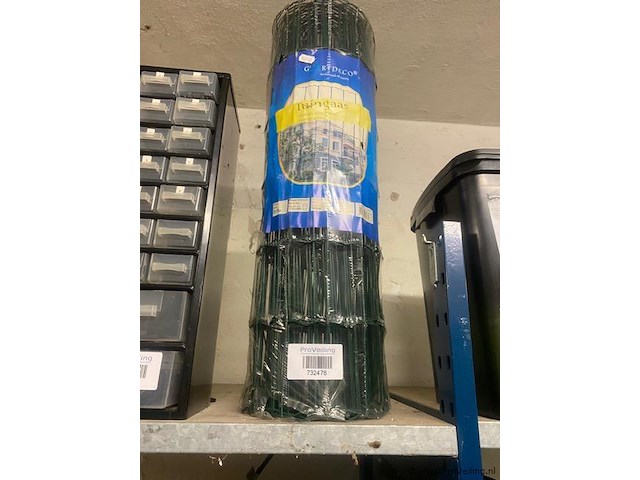 Rol geplastificeerd tuingaas 10 x 06 meter groen - afbeelding 1 van  1