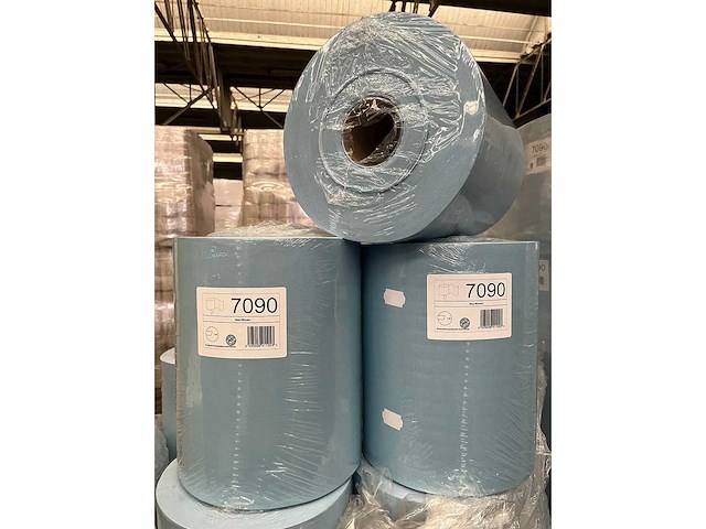 Rol hpg supertex donkerblauw pluisvrij 38 x 29 cm 500 vel op rol (14x) - afbeelding 1 van  3