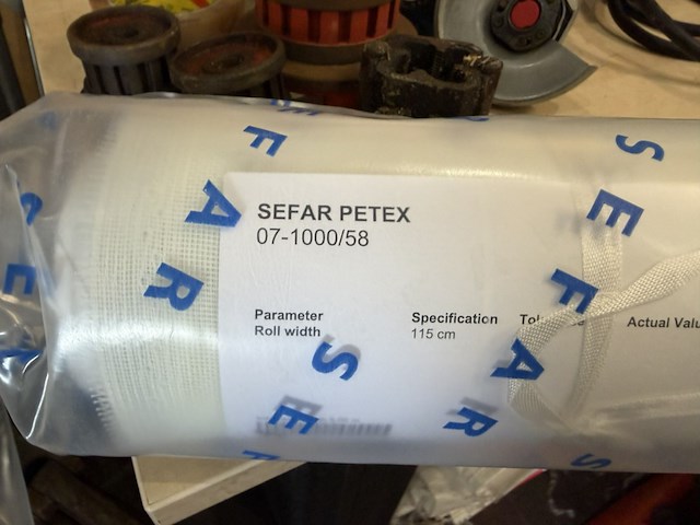 Rol industriële filterdoek / zeefdoek, sefar, petex 07-1000/58 - afbeelding 1 van  1