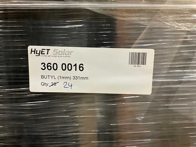 Rol isoltema butyl (1mm) 331mm t1292 afdichtingstape (24x) - afbeelding 3 van  7