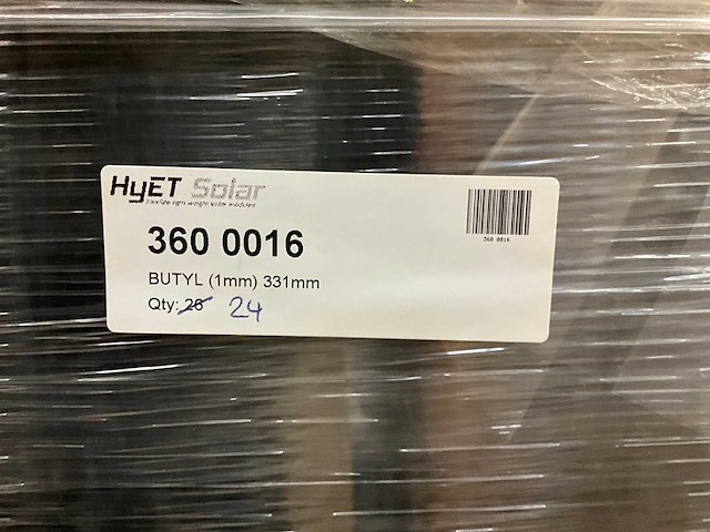 Rol isoltema butyl (1mm) 331mm t1292 afdichtingstape (24x) - afbeelding 5 van  5