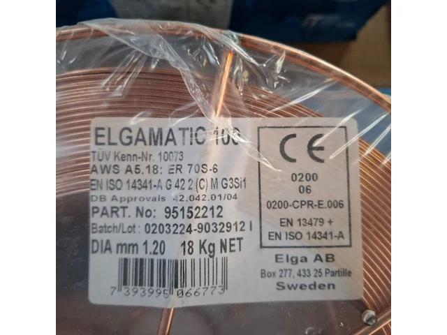 Rol mig/mag lasdraad elga, elgamatic 100 - afbeelding 2 van  2