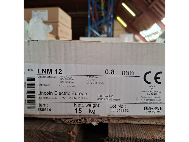 Rol mig/mag lasdraad lincoln, lnm 12 | 580914 - afbeelding 2 van  2