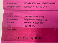Rol polyolefine krimp folie (2x) - afbeelding 5 van  6