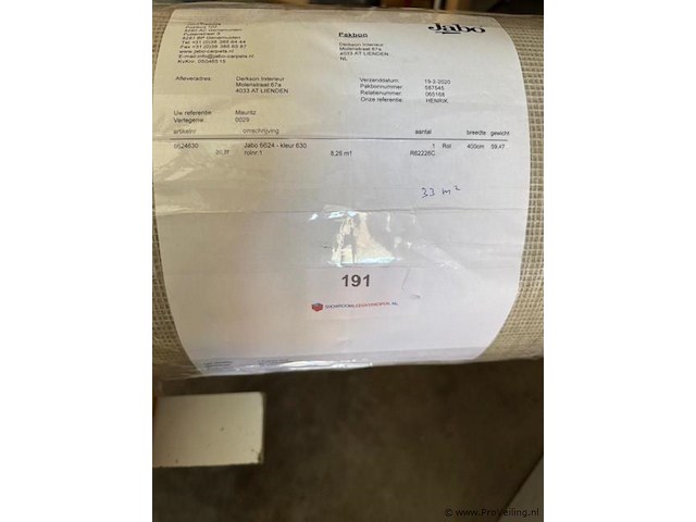 Rol tapijt jabo - afbeelding 2 van  2