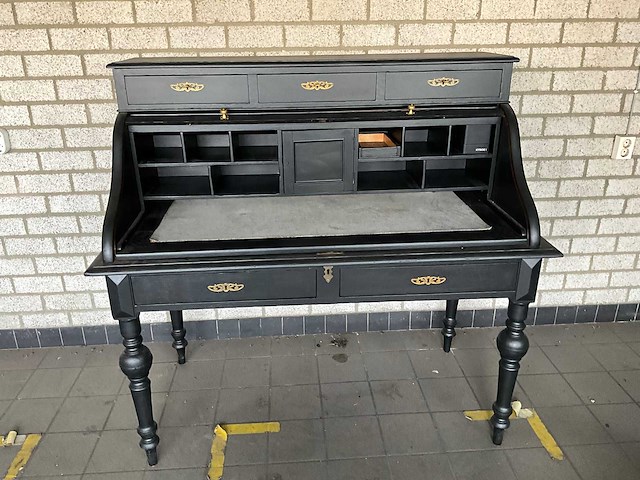 Rol-top desk 130x70x130cm - afbeelding 3 van  9