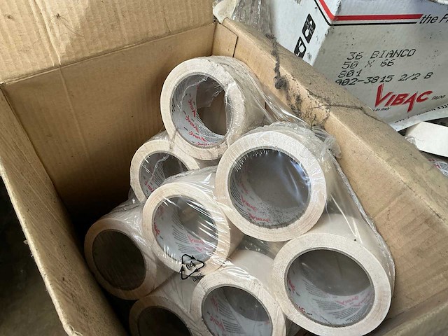 Rol vibac tape wit (200x) - afbeelding 1 van  3