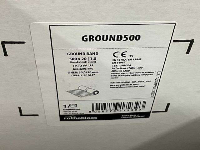 Rol zelfklevende bitumineuze afdichtingsband (6x) - afbeelding 4 van  4