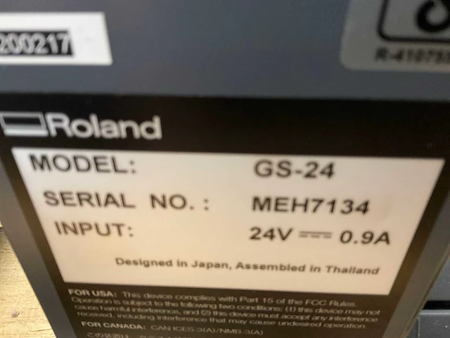 Roland gs-24 vinyl plotter - afbeelding 4 van  4